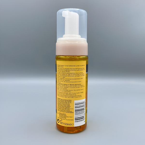 فوم شستشوی صورت عصاره زردچوبه Soothing Clear نوتروژینا 150 میل