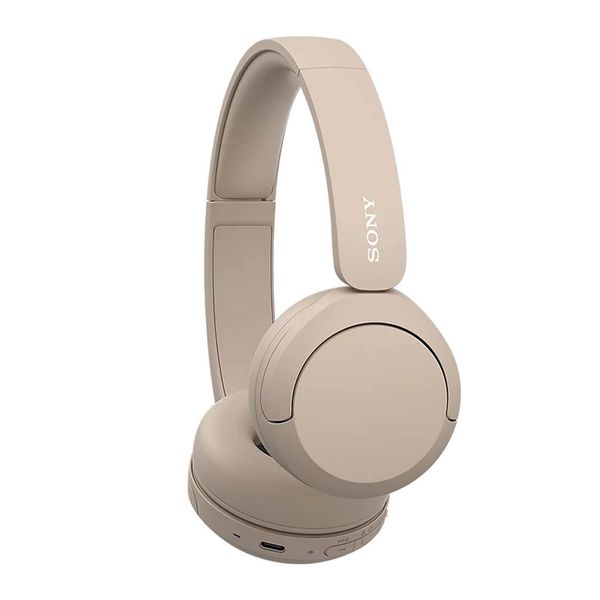 هدفون بلوتوثی سونی مدل WH-CH520 با نویز کنسلینگ فعال (ANC)، درگاه شارژ USB Type-C، دارای پشتیبانی از دستیار صوتی Google Assistan