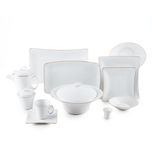 سرویس غذاخوری 97 پارچه چینی زرین سری وینچی الیسه مدل سمن درجه عالی