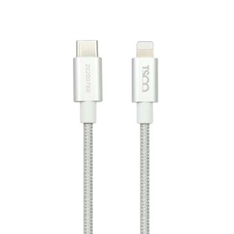 کابل تبدیل USB-C به لایتنینگ تسکو مدل TC PD 200 طول 1.5 متر