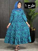 پیراهن فلور حلما کد 1647