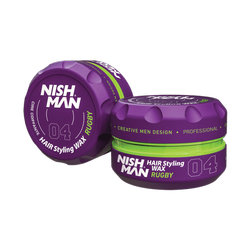 Nishman Hair Styling Wax | Rugby No.04 واکس حالت دهنده موی نیشمن | راگبی شماره 4