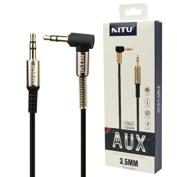 کابل AUX نیتو مدل NT-AUX002 فنری یکسر L