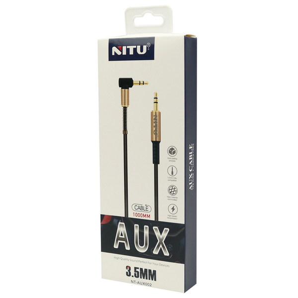 کابل AUX نیتو مدل NT-AUX002 فنری یکسر L