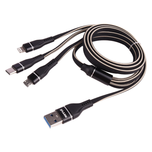 کابل 3 سر فست شارژ Nitu NT-UC038 3.1A 1.2m