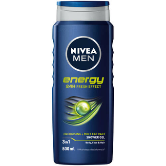 شامپو بدن Nivea نیوآ Energy green  حجم 500 میلی لیتر