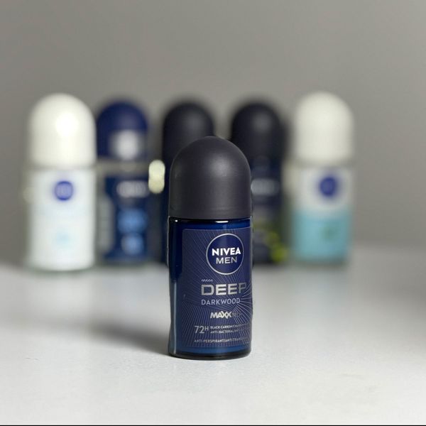 مام رولی دیپ دارک وود نیوا 50 میل Nivea DEEP DARK WOOD Deodorant Roll