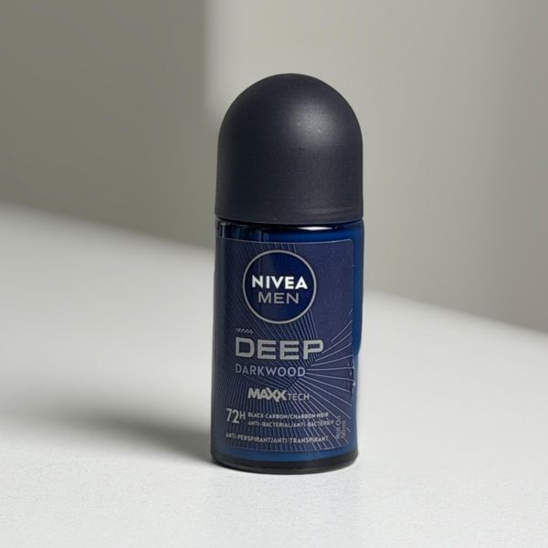 مام رولی دیپ دارک وود نیوا 50 میل Nivea DEEP DARK WOOD Deodorant Roll