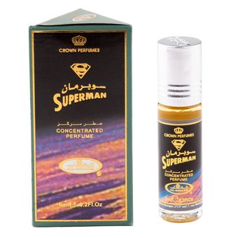 عطر جیبی مردانه الرحاب مدل SUPERMAN حجم 6 میلی‌لیتر