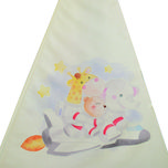 چادر بازی کودک مدل سرخپوستی طرح حیوانات PT525 به همراه کوسن