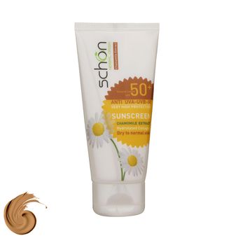 کرم ضد آفتاب رنگی شون +SPF50 تولید:1404/07 مناسب پوست‌های خشک و معمولی حجم 50 میلی گرم