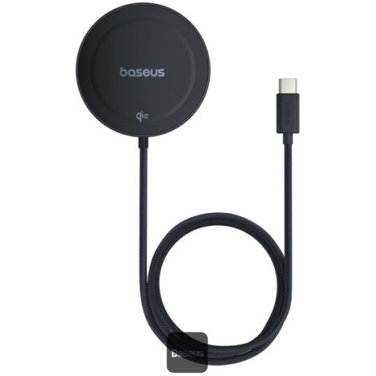 شارژر بی سیم 15 وات باسئوس مدل Baseus Simple Mini 4 Magnetic Wireless Charging Stand Qi2 15W