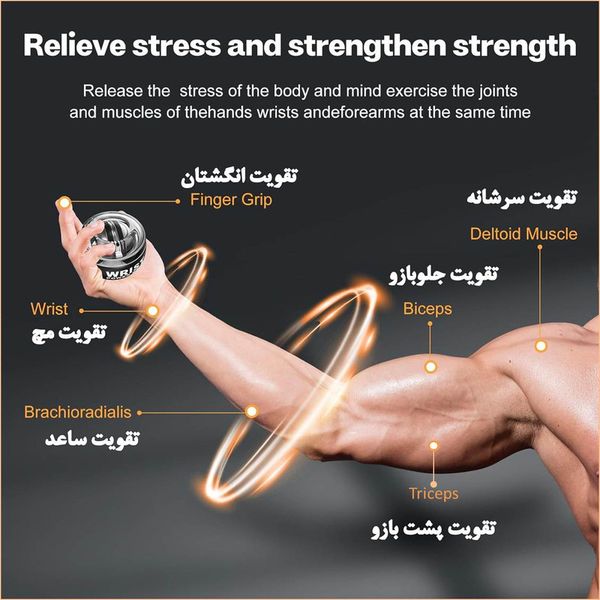 توپ ورزشی ژیروبال تقویت عضلات دست