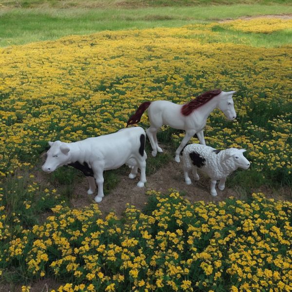 فیگور مدل حیوانات اهلی مجموعه 3 عددی