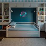 چراغ دیواری نئون دیزاین طرح Planet_PN*660