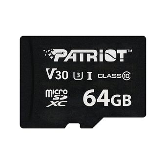کارت حافظه‌ microSDXC پتریوت مدل VX کلاس 10 استاندارد UHS-I U3-4Kسرعت 90MBps ظرفیت 64 گیگابایت *903