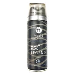 اسپری خوشبو کننده بدن مردانه مدیا مدل لجند مون بلان حجم 200 میلی لیتر