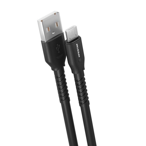 کابل تبدیل USB به microUSB کینگ استار مدل K103A طول 1.1 متر - گارانتی سه ماهه