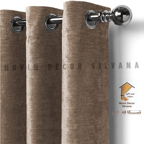 پرده نوین دکور سیلوانا مدل مخمل شانل 3 سایز 280 × 300 سانتی متر 