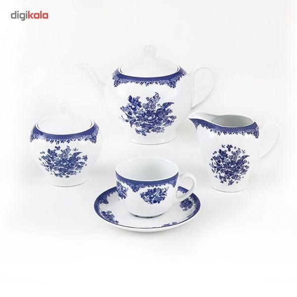 سرویس چینی 102 پارچه کامل چینی زرین ایران مدل ایتالیا اف فلورانس درجه عالی