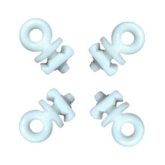 سربند پلاستیکی مدل پستونکی رزوه ریز بسته 4عددی