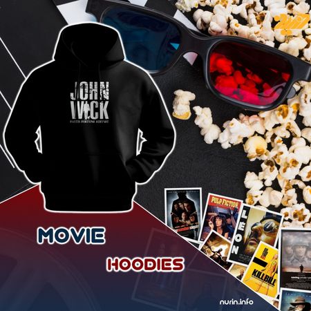 هودی JOHN WEEK | مدل 🔶🎞️Nurin Basic Core Movie Collection🎞️🔶