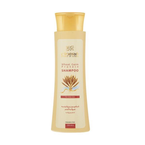 شامپو مو پروتئینه جوانه گندم سینره مدل Wheat Germ حجم 250 میلی‌لیتر