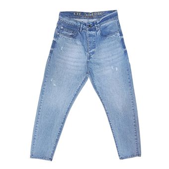 شلوار جین مام فیت مردانه مدل Mkt22