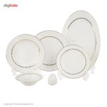 سرویس غذاخوری 28 پارچه چینی زرین ایران سری ایتالیا اف مدل هدیه درجه عالی