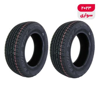 لاستیک خودرو کویر تایر مدل KB27 سایز 15 / 65 / 185 تولید سال 2024 - 2 حلقه