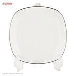 سرویس چینی 27 پارچه غذاخوری چینی زرین ایران سری کواترو مدل سمن درجه عالی