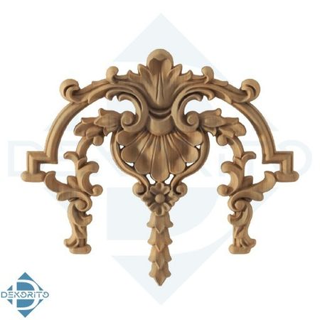 گل منبت راش کد O113 - 290*290*17