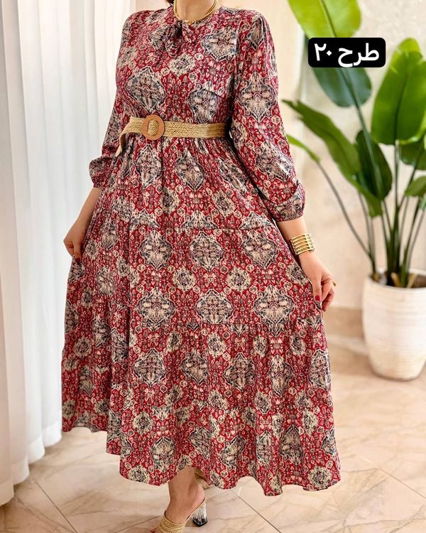 پیراهن فلور آذین کد 1501