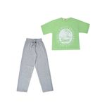 ست تی شرت و شلوار دخترانه مدل MDSS-CH1788