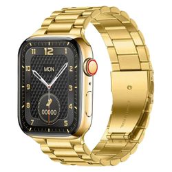 ساعت هوشمند مدل WS 72 MAX دارای قابلیت پشتیبانی از زبان فارسی در منو و سیستم عامل به همراه بند فلزی