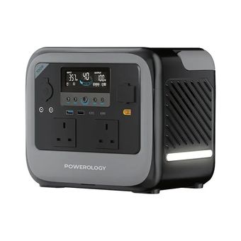 پاوراستیشن 700 وات پاورولوژی مدل PWGC700GY ظرفیت 10600 میلی‌ آمپر ساعت