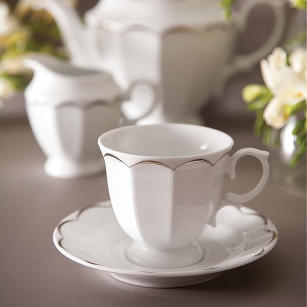 سرویس غذاخوری 103 پارچه چینی زرین ایران سری نئوکلاسیک مدل نارسیس درجه عالی