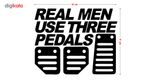 استیکر خودرو ونسونی طرح Real Men