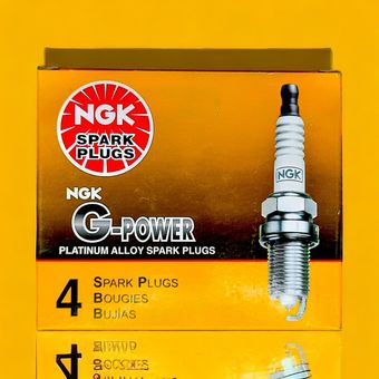 شمع سوزنی پایه کوتاه ان جی کی G-Power (مدل BKR6EGP بسته 4 عددی )