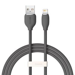 کابل شارژ و دیتا USB به لایتنینگ بیسوس مدل Jelly Liquid CAGD000101 طول 2 متر-مخصوص آیفون