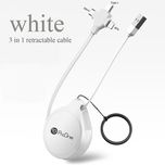 کابل تبدیل USB به USB-C / microUSB / لایتنینگ پرووان مدل PCC108R طول 1 متر