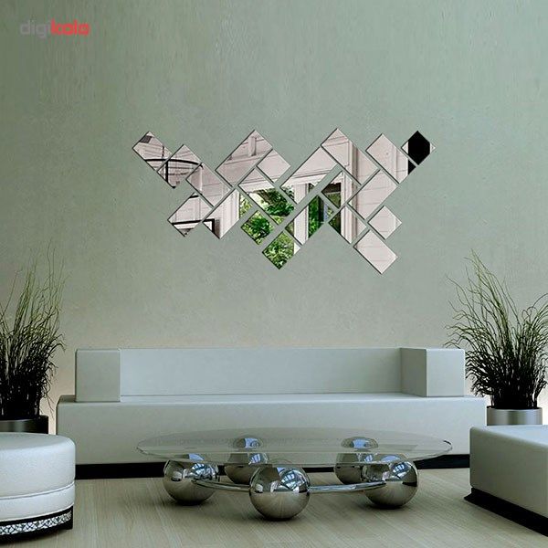 آینه پلکسی گلس دکو وسنا مدل P2018 بیست تکه