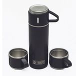 فلاسک مدل کادویی VACUUM FLASK SET گنجایش 0.5 لیتر به همراه لیوان مجموعه 3 عددی