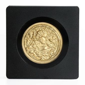 شمش طلا 24 عیار پرنیا مدل نقش برجسته ملکه گلها