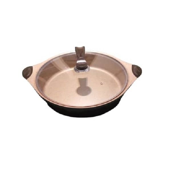 تابه درب دار اس جی ان طرح گرانیتی سایز 36