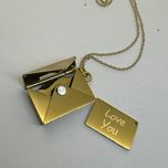 گردنبند زنانه مدل پاکت عشق