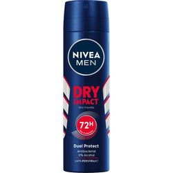 اسپری ضد تعریق مردانه نیوا مدل DRY IMPACT 72h حجم 150 میلی لیتر