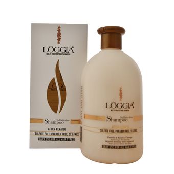 شامپو مو لوجیا مدل keratin حجم 500 میلی لیتر