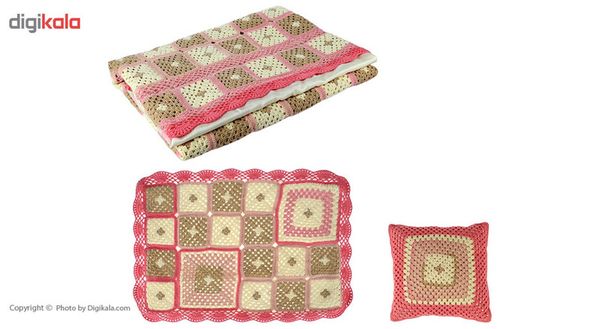 سرویس روتختی شاهو مدل Golsa یک نفره 3 تکه