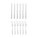 کارد و چنگال 12 پارچه ام جی اس مدل DF005